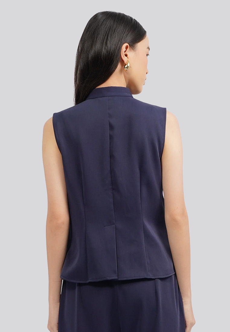 Sleeveless Embroidered Top