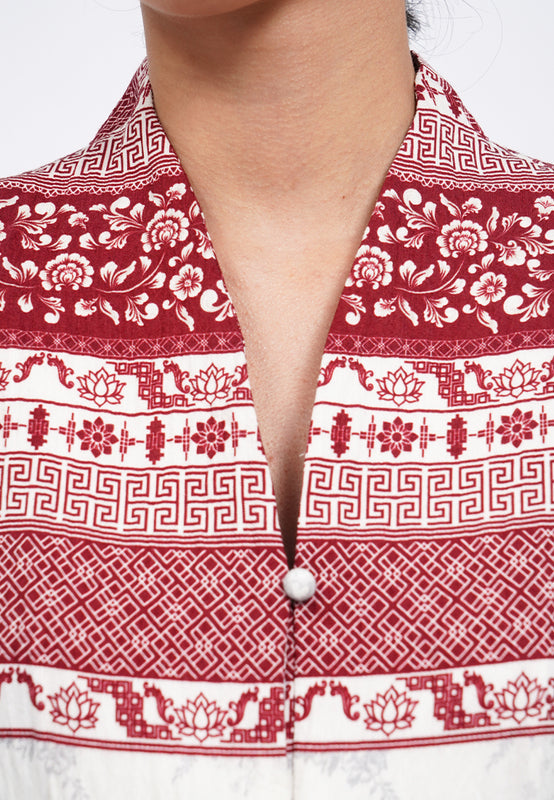 Dynasty Printed Sleeveless Top