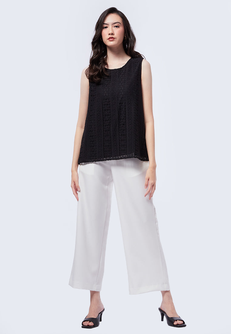 Sleeveless Lace Top