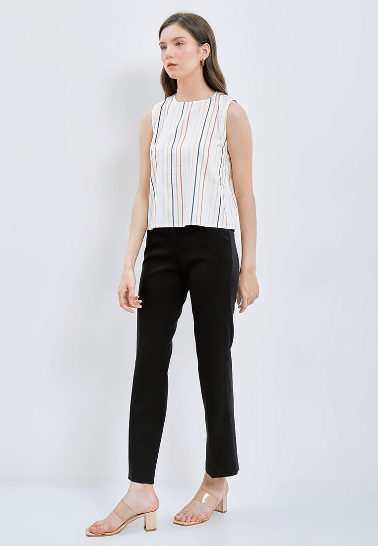 Printed Sleeveless Blouse