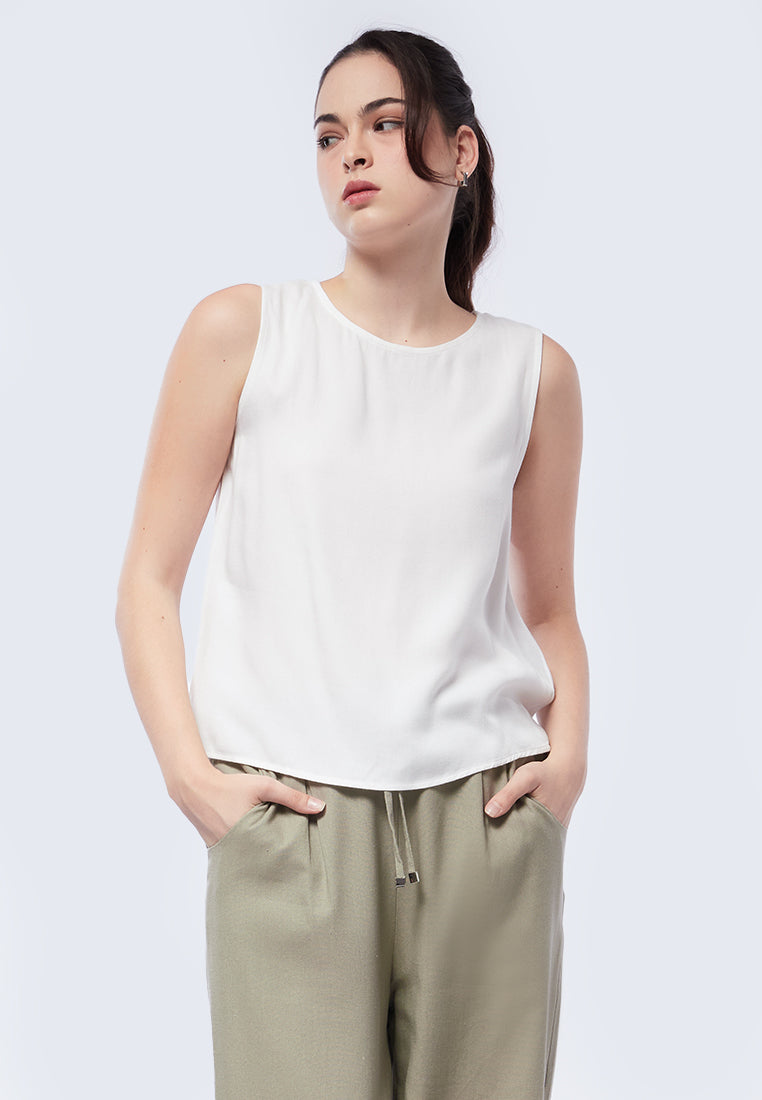 Regular Fit Sleeveless Top