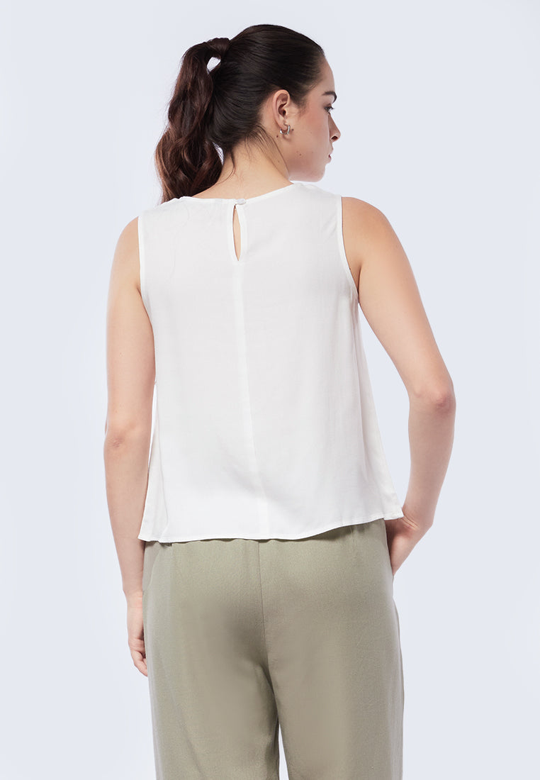 Regular Fit Sleeveless Top