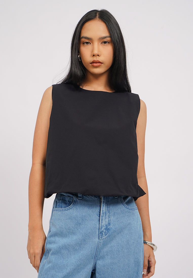 Bubbled Sleeveless Top