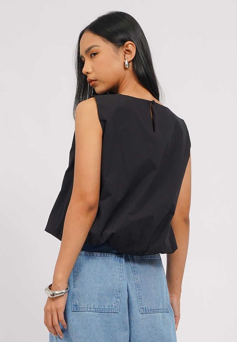 Bubbled Sleeveless Top
