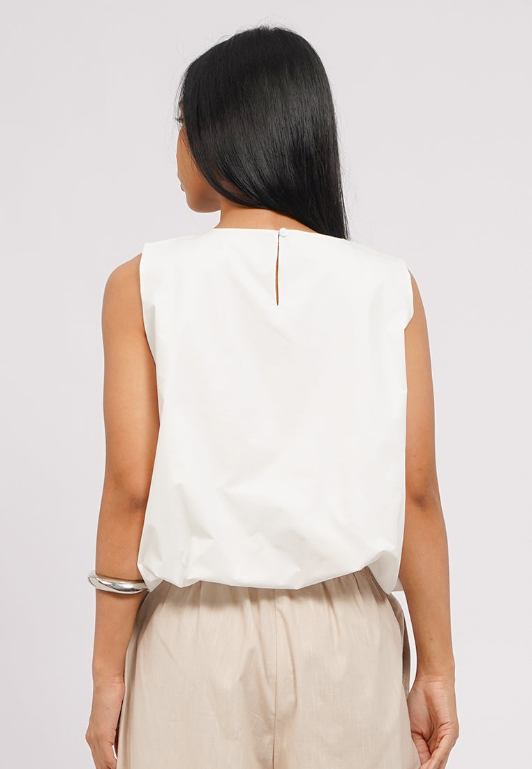 Bubbled Sleeveless Top