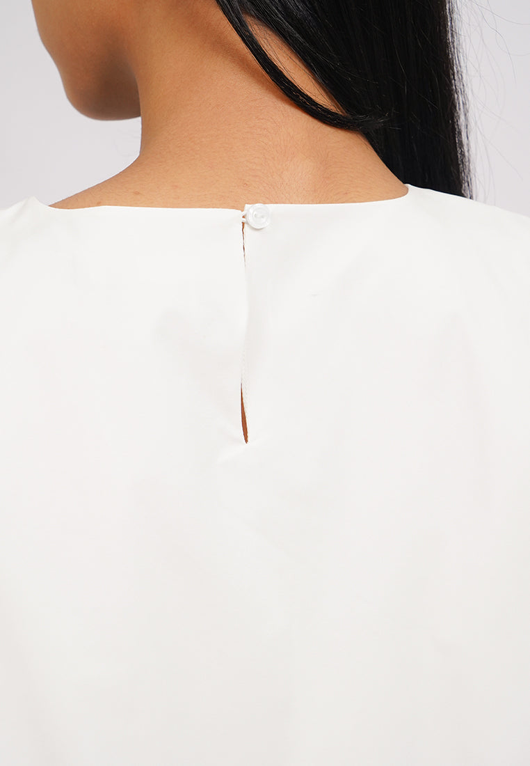Bubbled Sleeveless Top