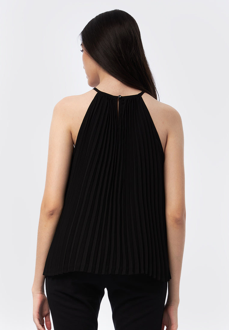 Halter Neck Chiffon Top