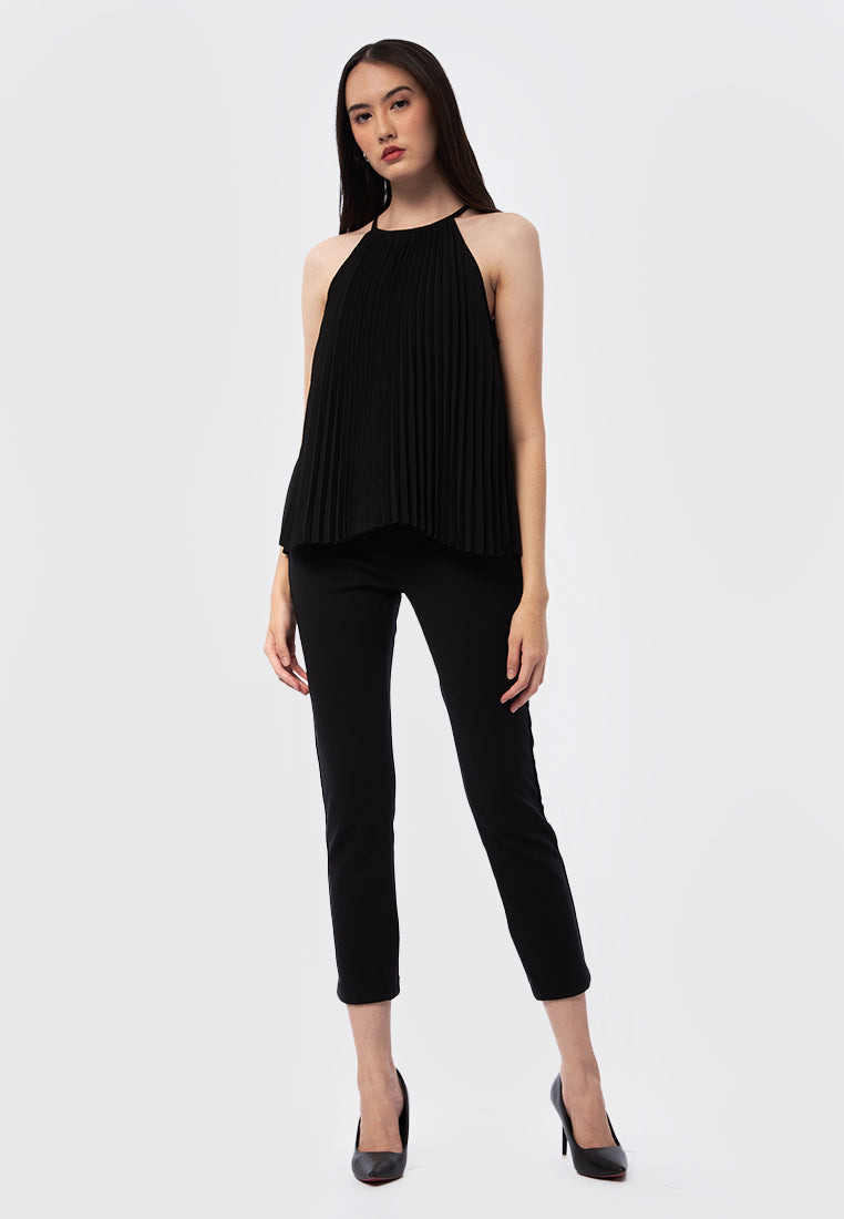 Halter Neck Chiffon Top