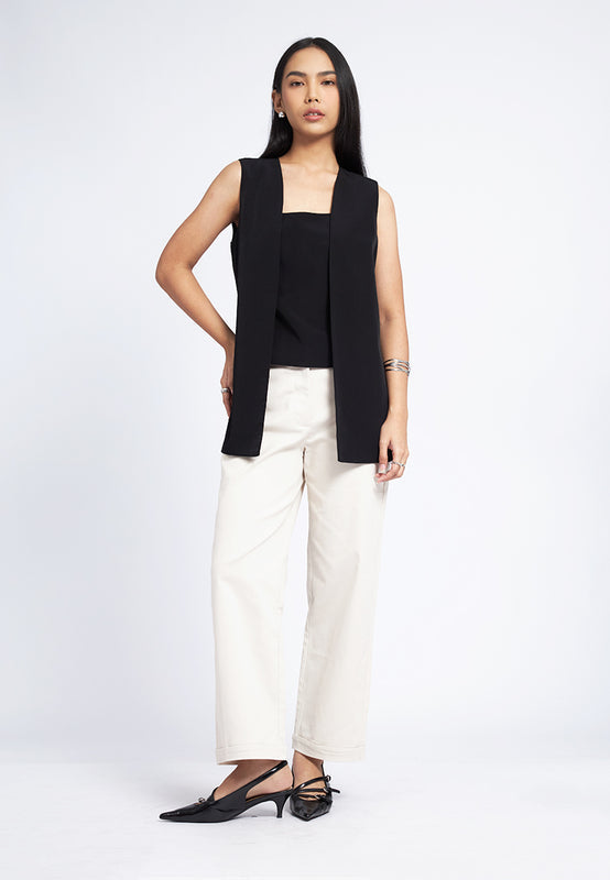Detachable Sleeveless Top