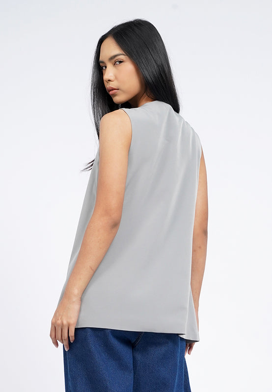 Detachable Sleeveless Top