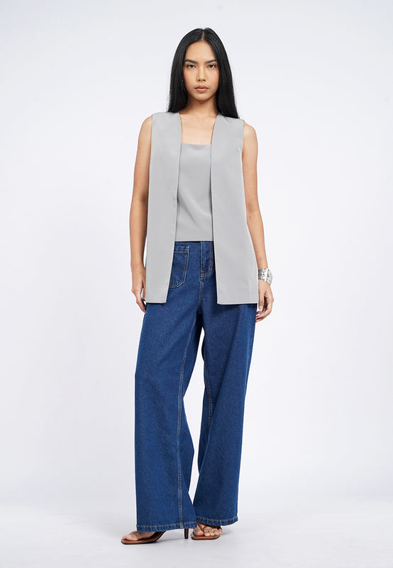 Detachable Sleeveless Top