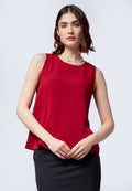 Crinkle Sleeveless Top