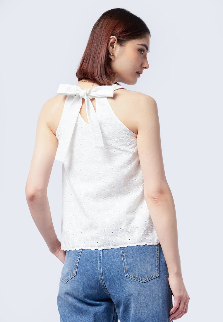 Halter Neck Sleeveless Top