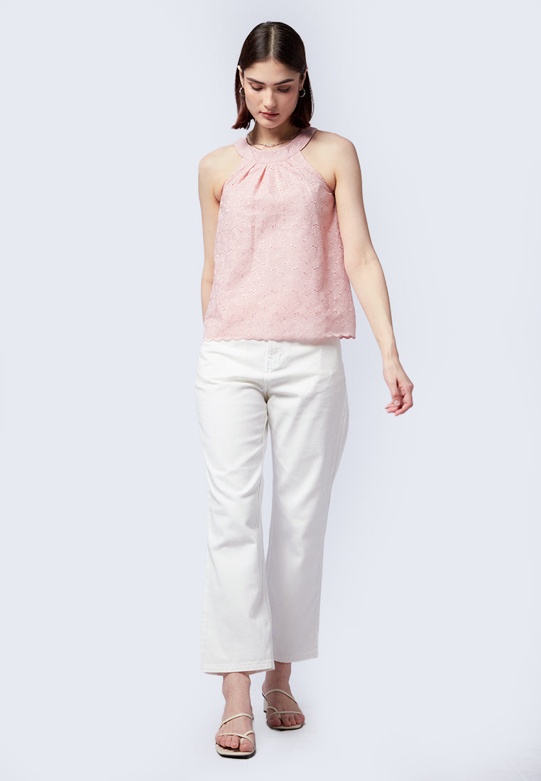 Halter Neck Sleeveless Top