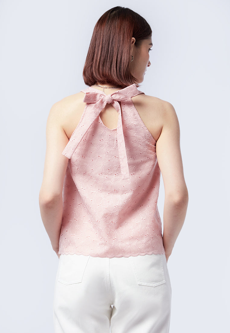 Halter Neck Sleeveless Top