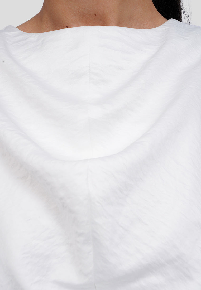Draped Neck Sleeveless Top