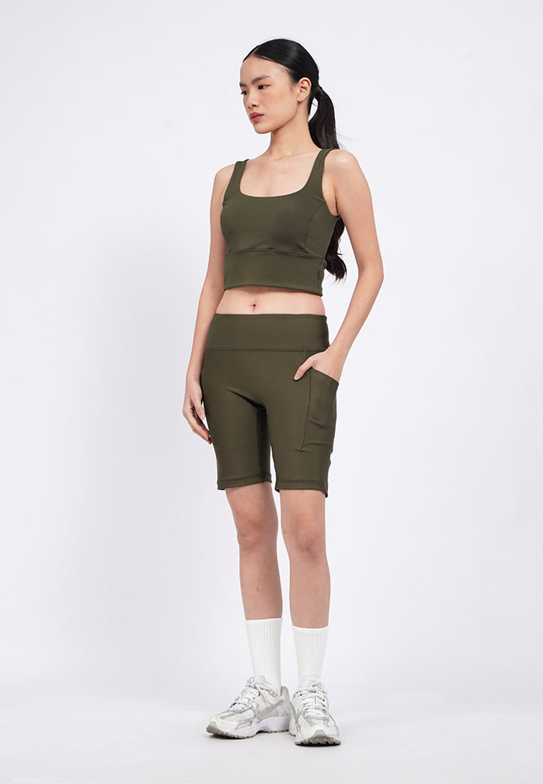 Biker Shorts with Side Pocket