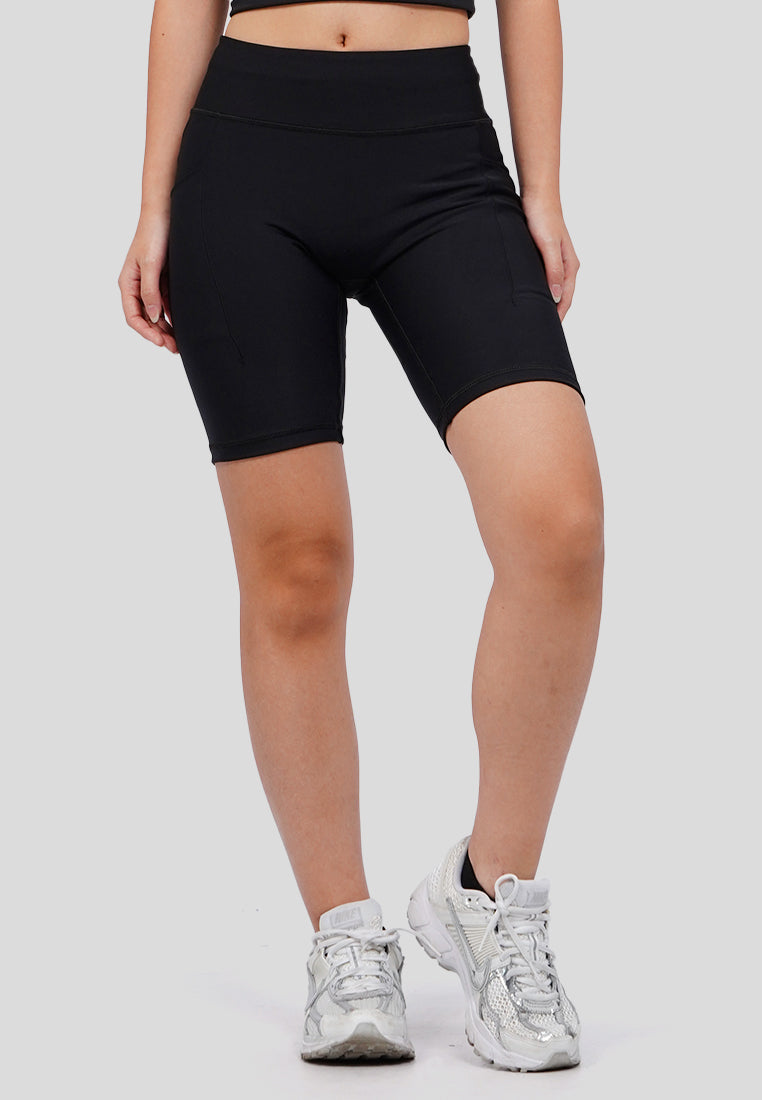 Side Pocket 9" Biker Shorts
