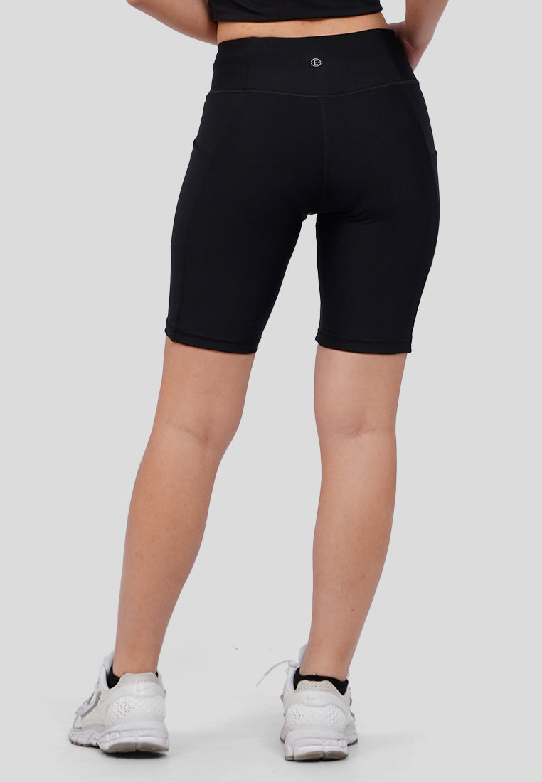 Side Pocket 9" Biker Shorts