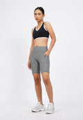 Side Pocket 9" Biker Shorts
