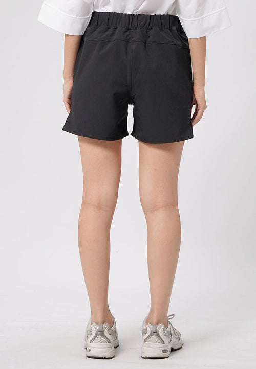 4" High Rise Train Shorts Black
