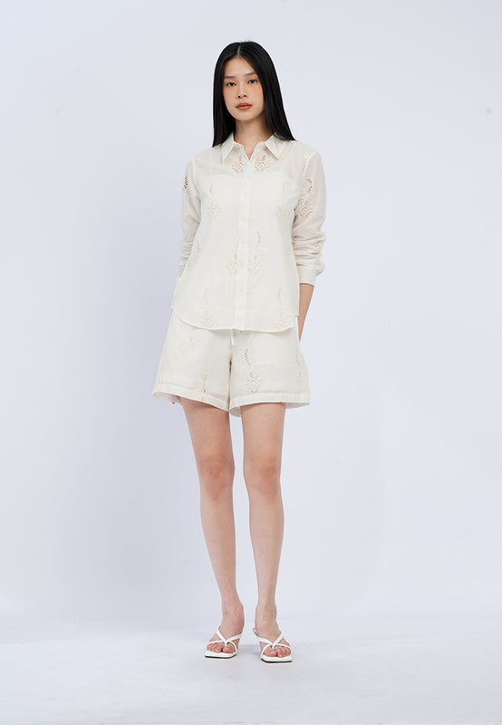 Regular Fit High Waist Shorts