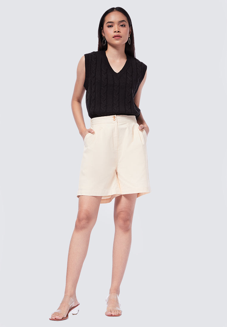 Relax Pleated Short Pants