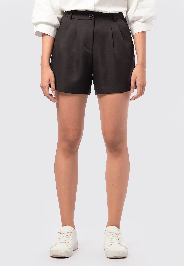 High Waist Smart Shorts