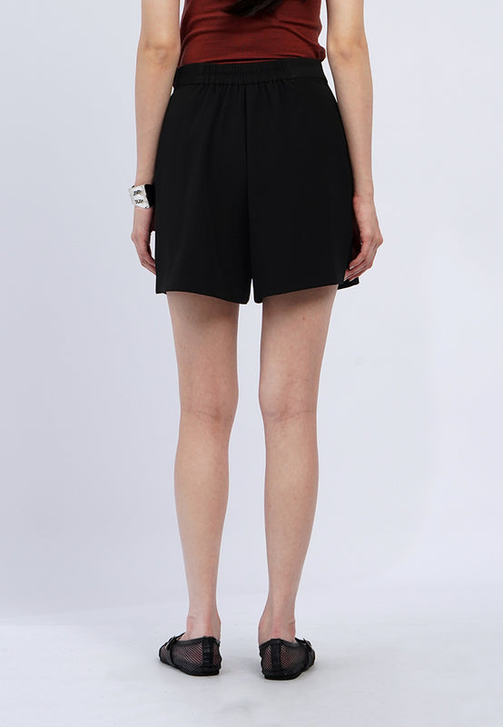 Regular Fit Pleated Shorts