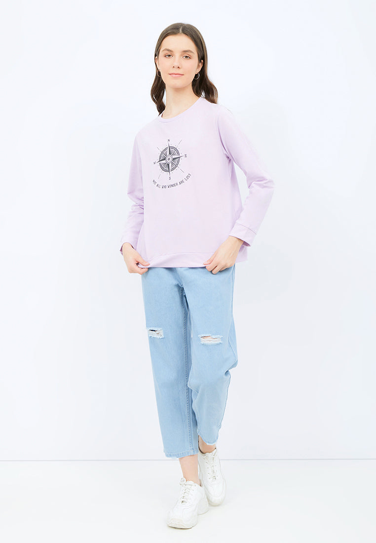 Long Sleeve Graphic Sweatshirt