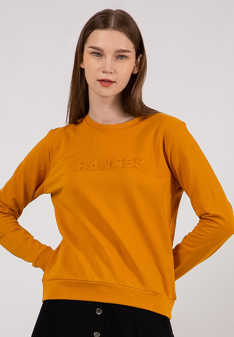 Sweatshirt In Yellow