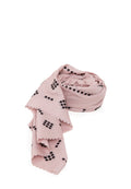 Printed Square Scarves Pink