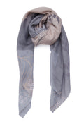 Printed Cream Scarf