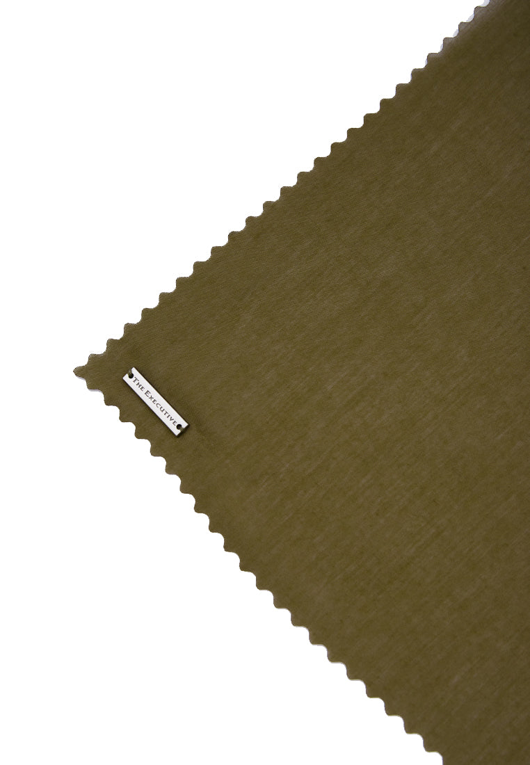 Solid Olive Square Scarf