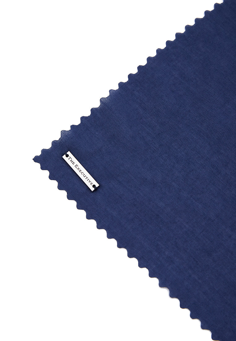 Solid Navy Square Scarf