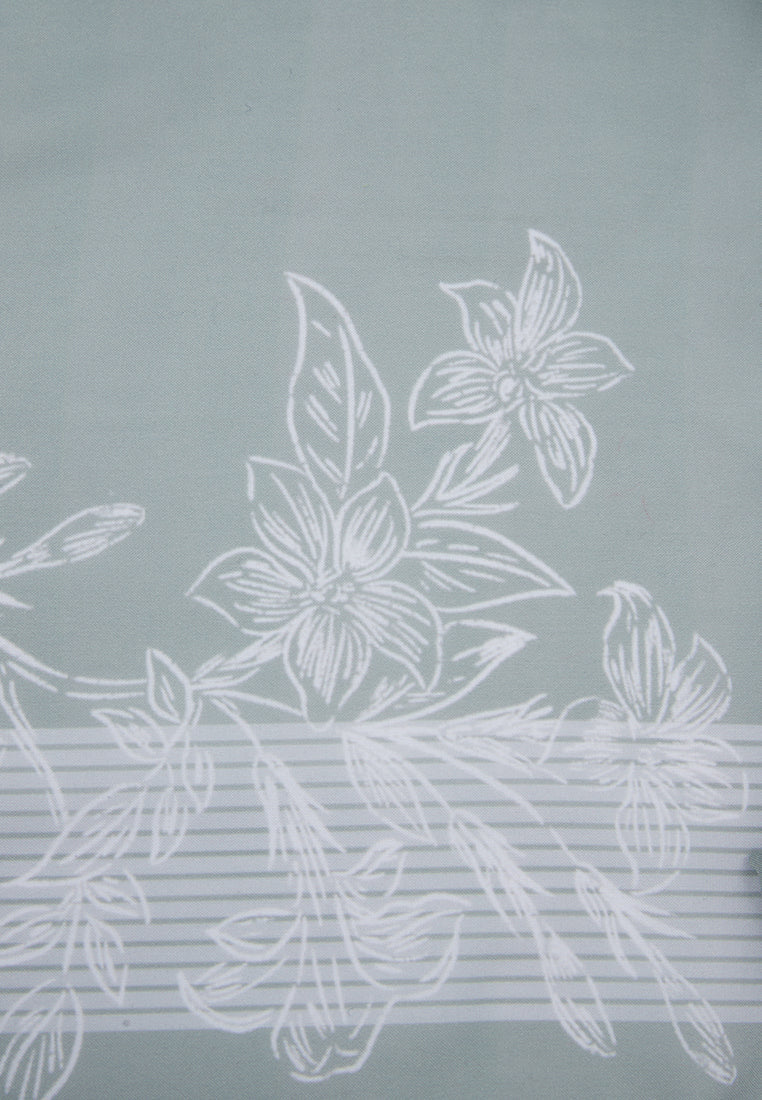 Printed Soft Green Floral Scarf