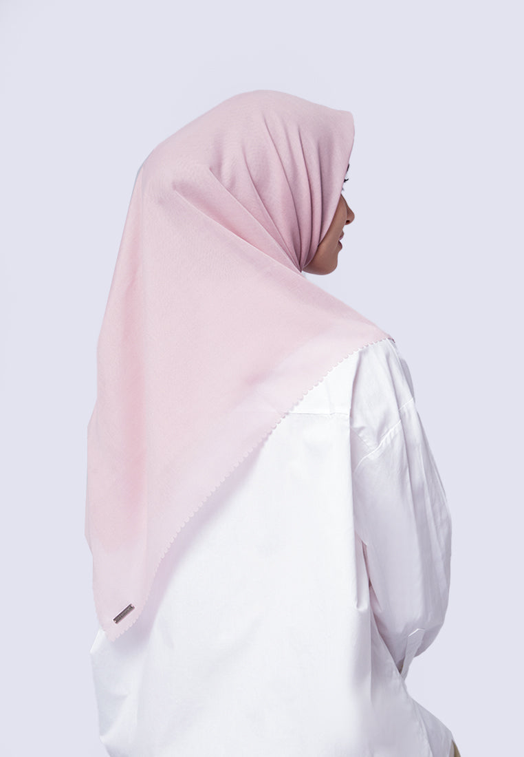 Solid Dusty Pink Square Scarf