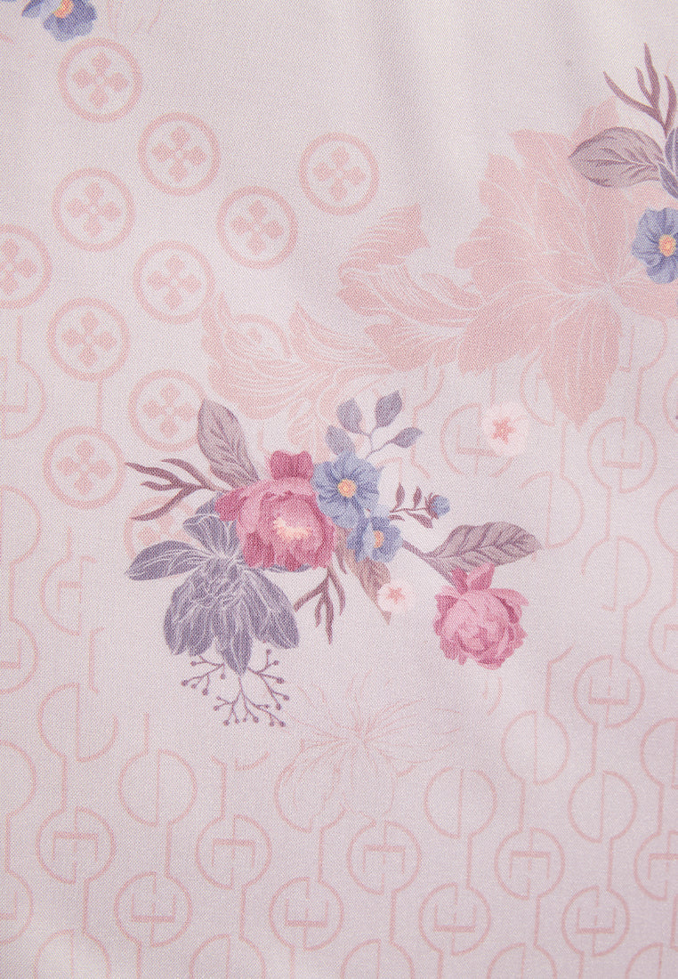 Floral Printed Peach Scarf