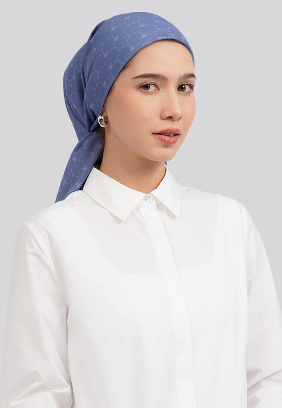 Blue Square Scarf