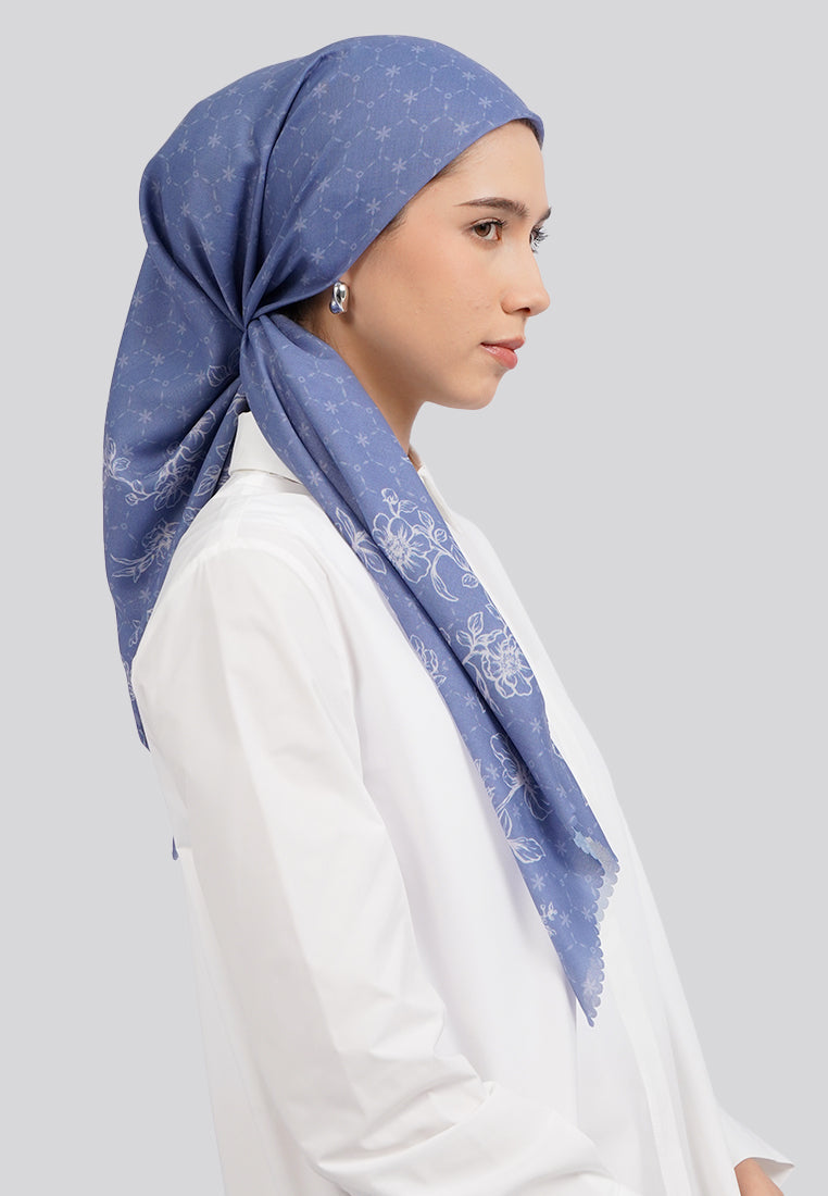 Blue Square Scarf