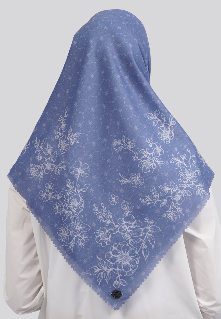 Blue Square Scarf