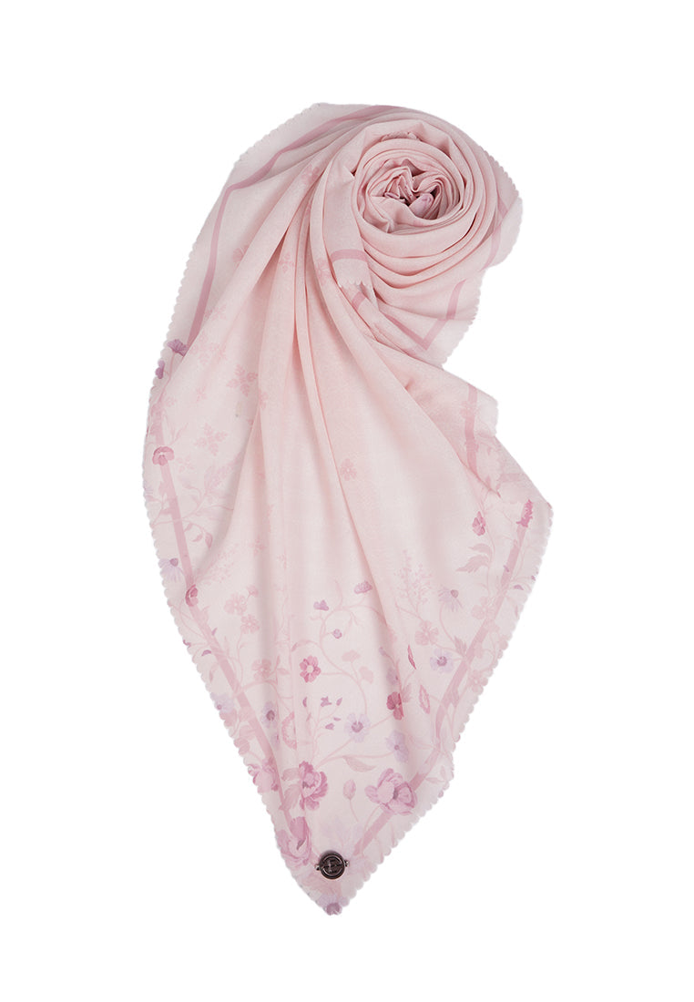 Soft Pink Square Scarf