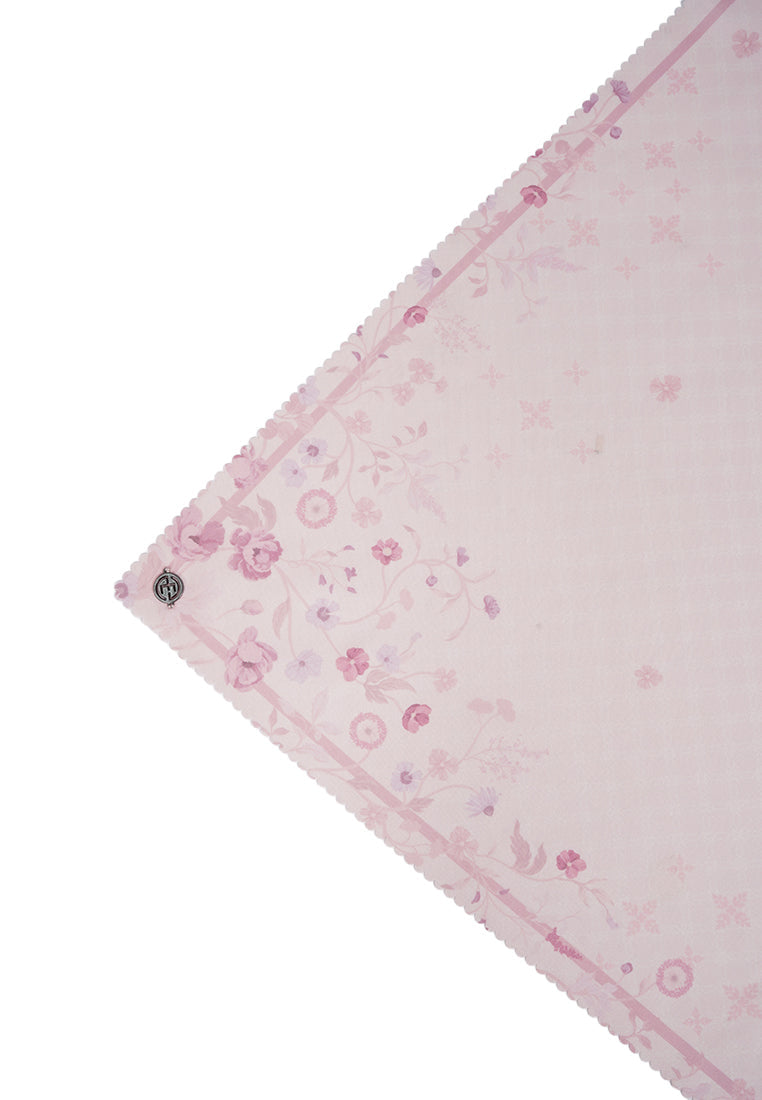 Soft Pink Square Scarf