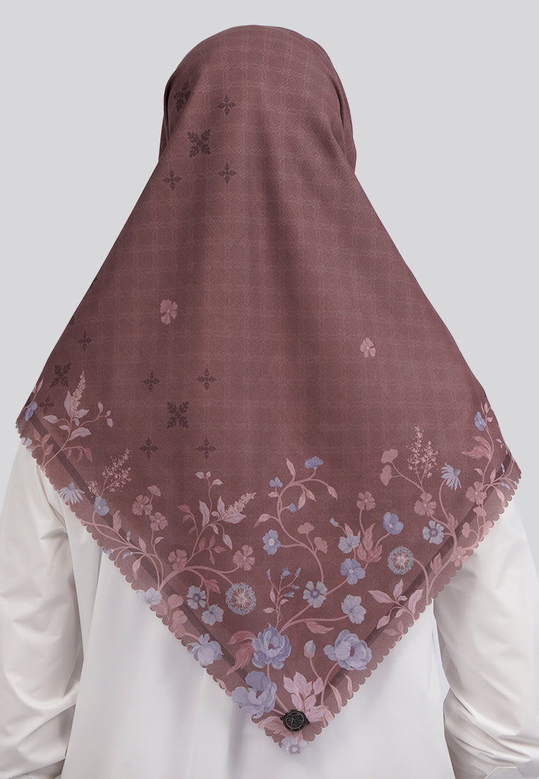 Brown Square Scarf