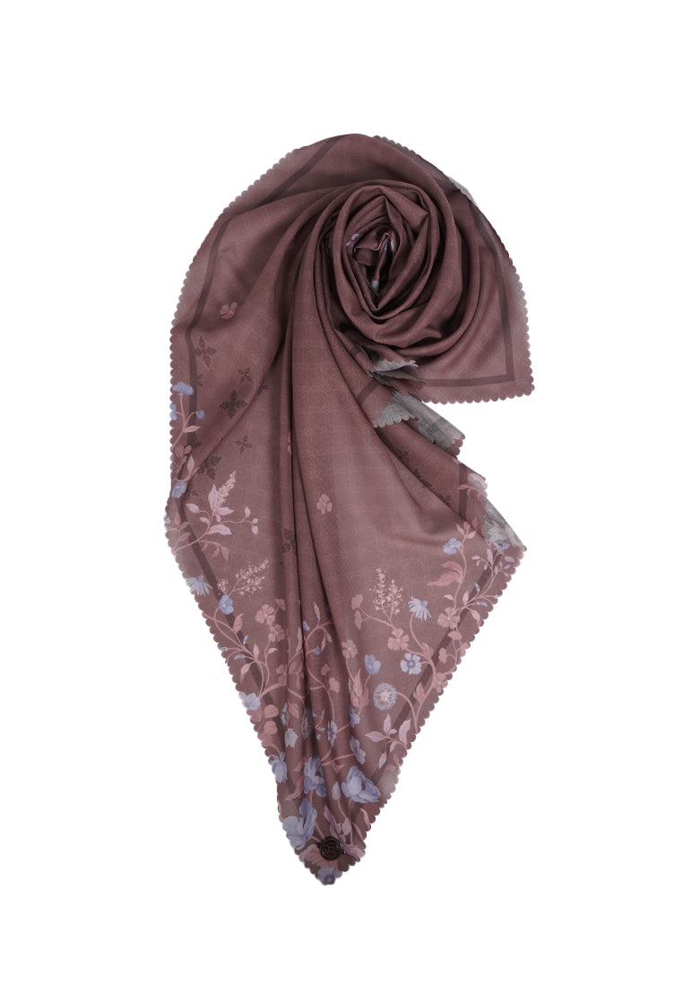 Brown Square Scarf