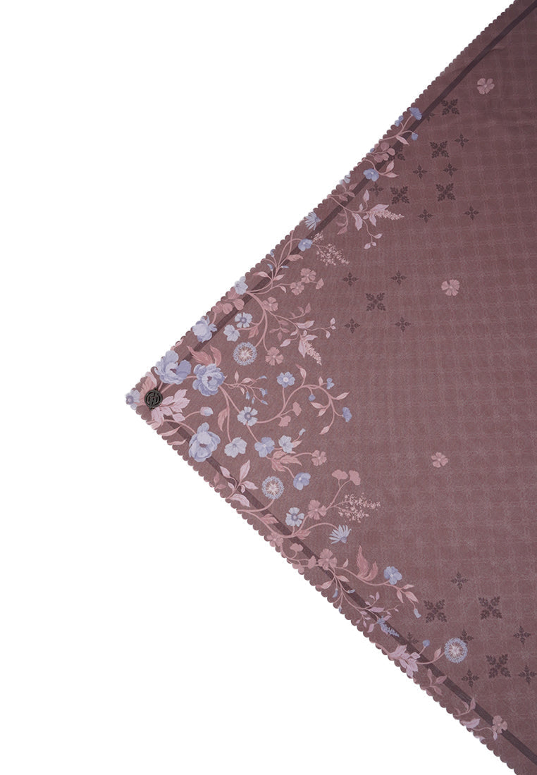 Brown Square Scarf