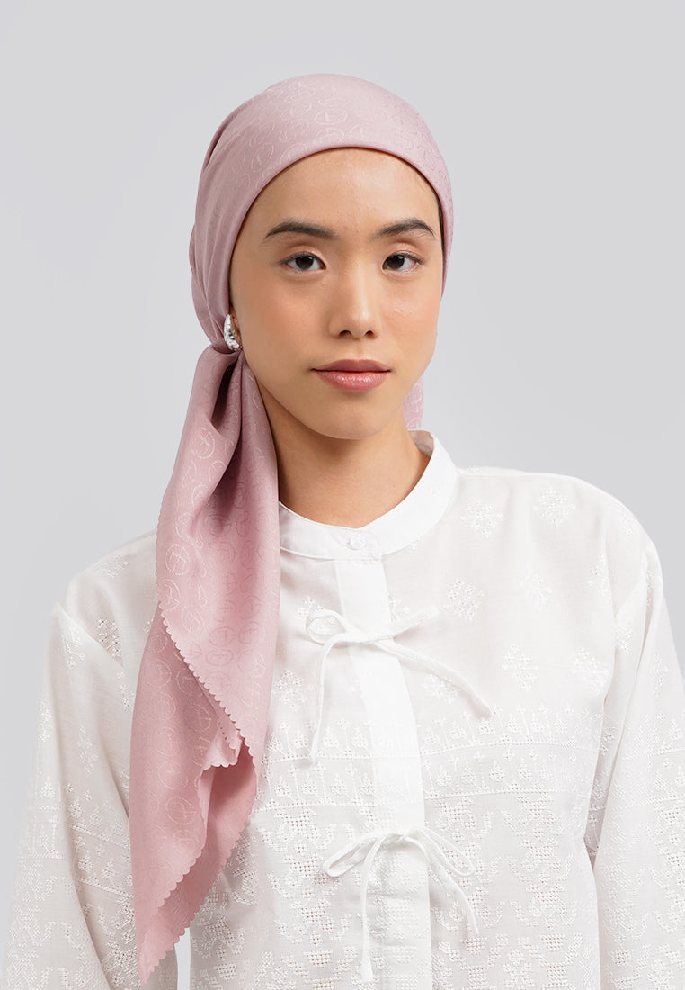Soft Pink Square Scarf Soft Pink