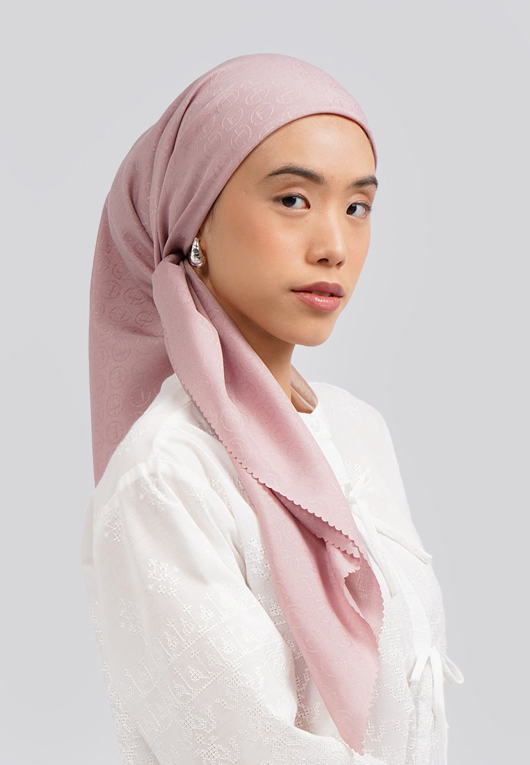 Soft Pink Square Scarf Soft Pink