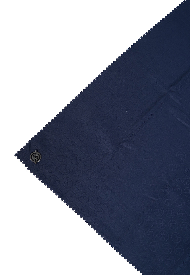 Navy Square Scarf