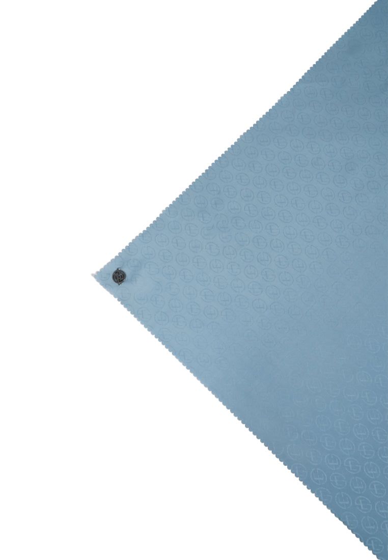 Misty Blue Square Scarf